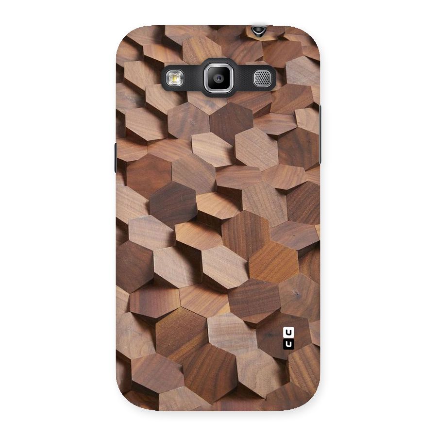 Uplifted Wood Hexagons Back Case for Galaxy Grand Quattro