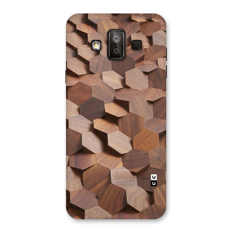 Uplifted Wood Hexagons Back Case for Galaxy J7 Duo