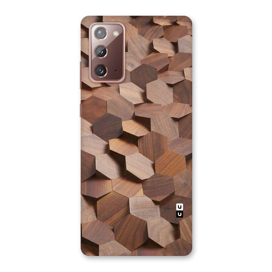Uplifted Wood Hexagons Back Case for Galaxy Note 20