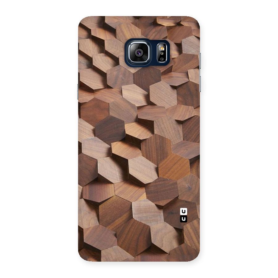 Uplifted Wood Hexagons Back Case for Galaxy Note 5