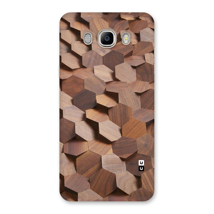 Uplifted Wood Hexagons Back Case for Galaxy On8
