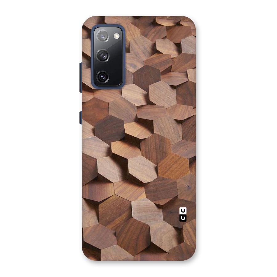 Uplifted Wood Hexagons Back Case for Galaxy S20 FE