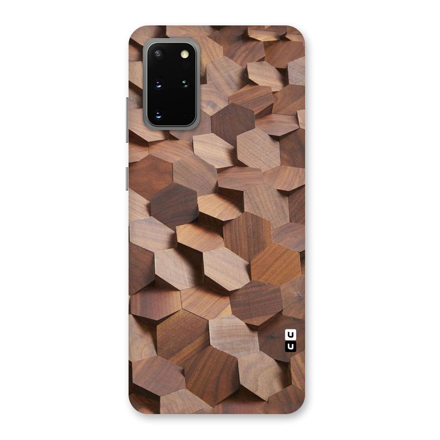 Uplifted Wood Hexagons Back Case for Galaxy S20 Plus