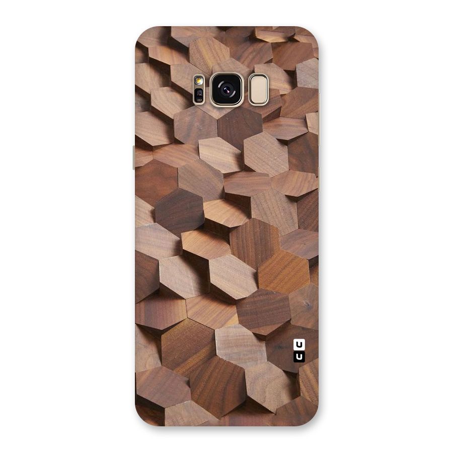 Uplifted Wood Hexagons Back Case for Galaxy S8 Plus