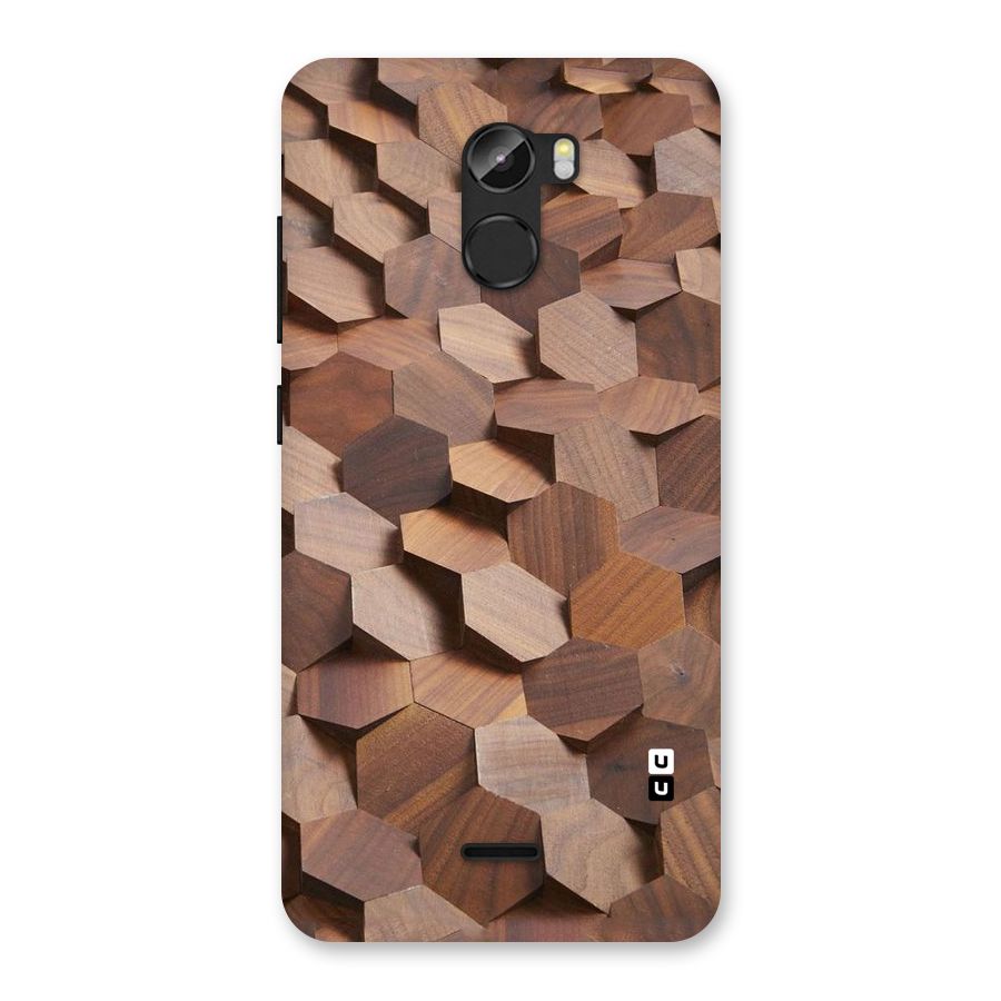 Uplifted Wood Hexagons Back Case for Gionee X1