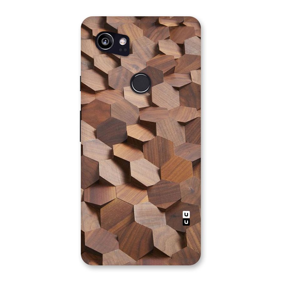Uplifted Wood Hexagons Back Case for Google Pixel 2 XL