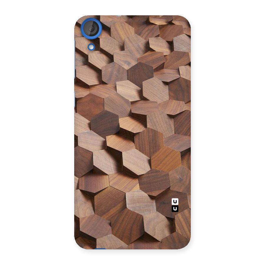 Uplifted Wood Hexagons Back Case for HTC Desire 820s