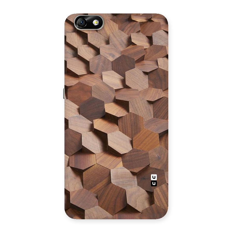 Uplifted Wood Hexagons Back Case for Honor 4X