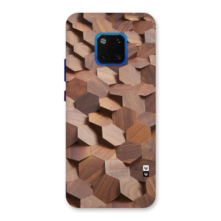 Uplifted Wood Hexagons Back Case for Huawei Mate 20 Pro