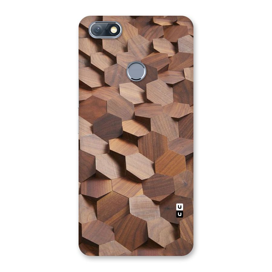 Uplifted Wood Hexagons Back Case for Infinix Note 5