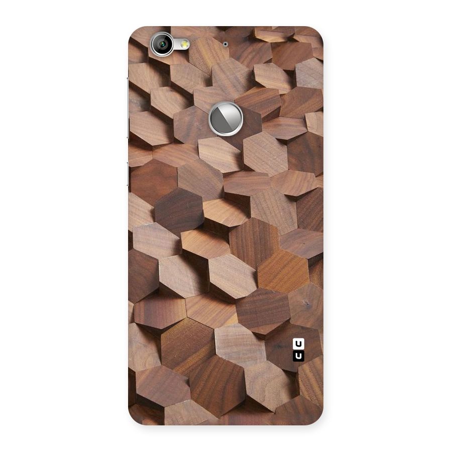Uplifted Wood Hexagons Back Case for LeTV Le 1s