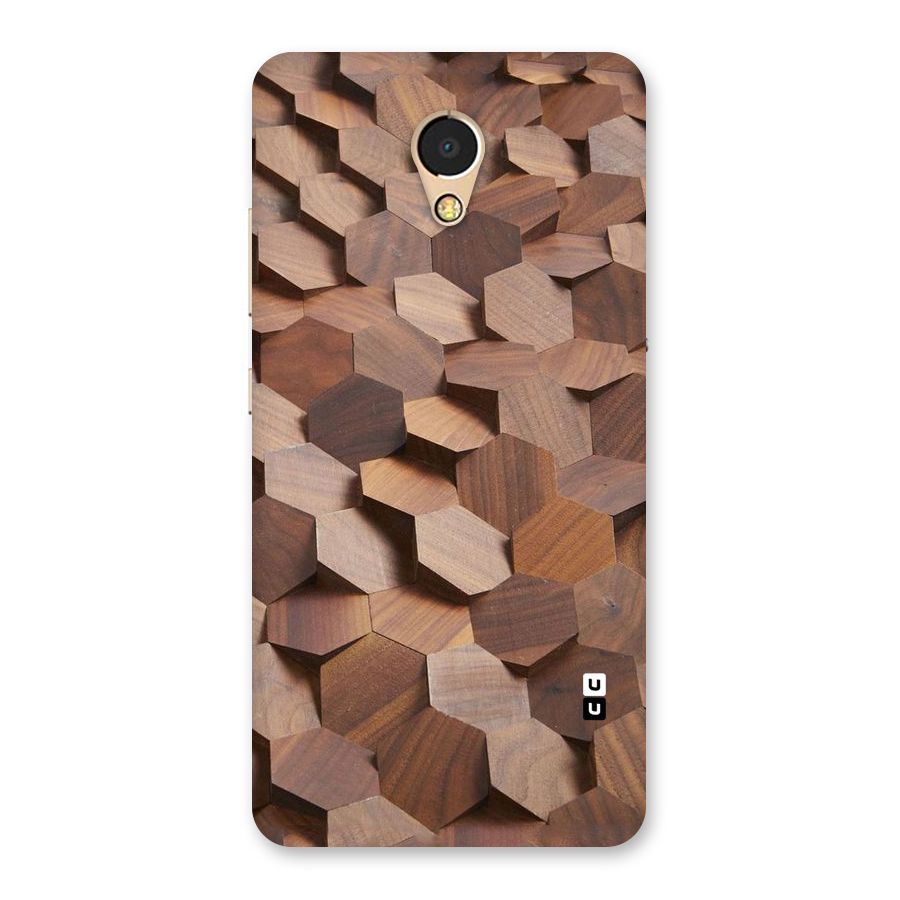 Uplifted Wood Hexagons Back Case for Lenovo P2