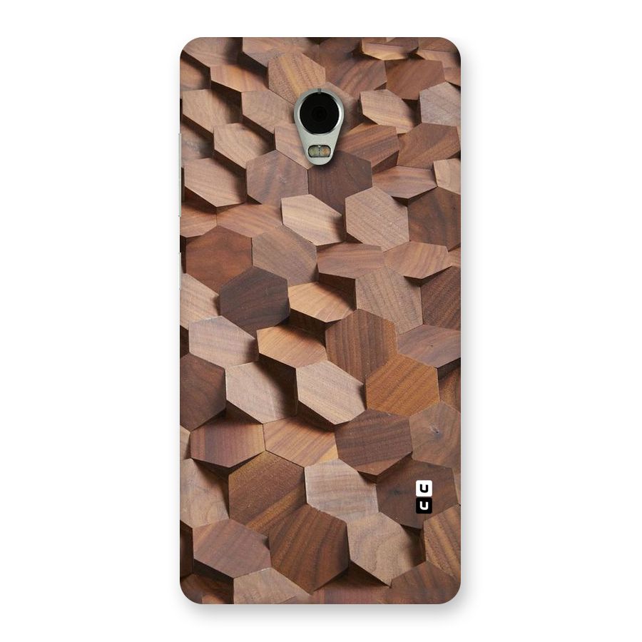 Uplifted Wood Hexagons Back Case for Lenovo Vibe P1