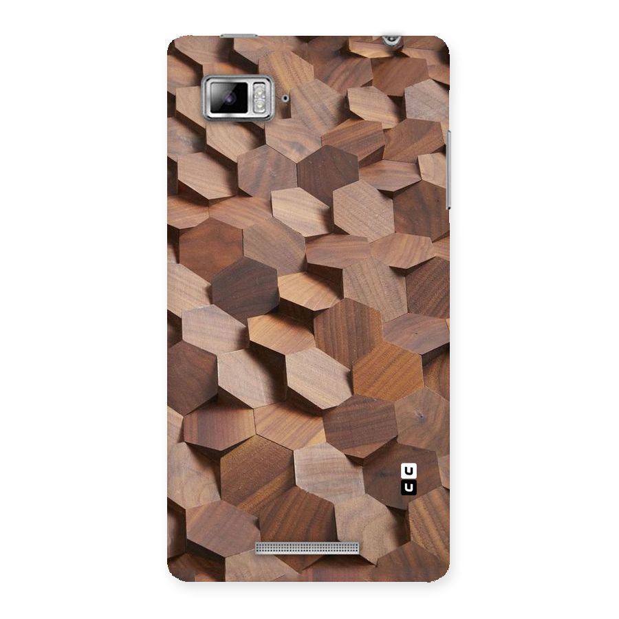 Uplifted Wood Hexagons Back Case for Lenovo Vibe Z K910