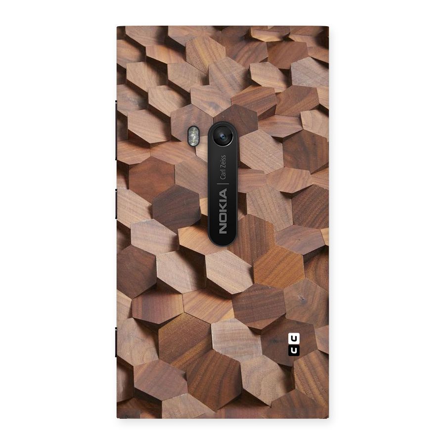 Uplifted Wood Hexagons Back Case for Lumia 920