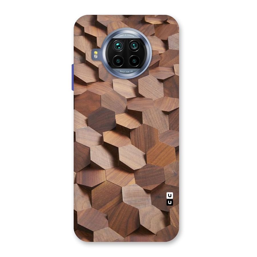 Uplifted Wood Hexagons Back Case for Mi 10i