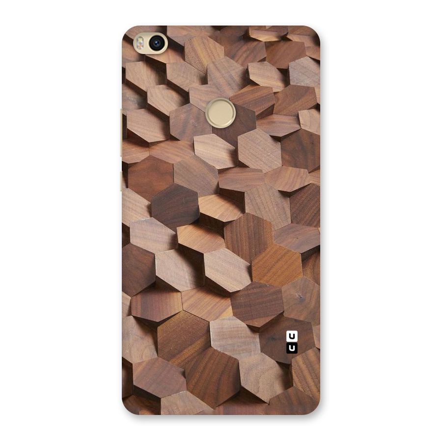 Uplifted Wood Hexagons Back Case for Mi Max 2