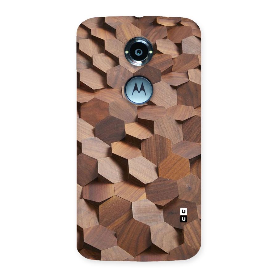 Uplifted Wood Hexagons Back Case for Moto X 2nd Gen