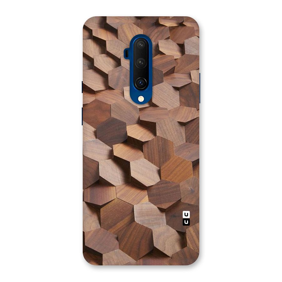 Uplifted Wood Hexagons Back Case for OnePlus 7T Pro