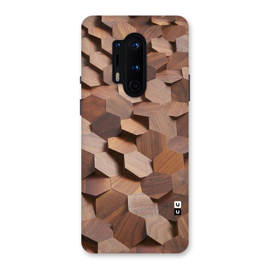 Uplifted Wood Hexagons Back Case for OnePlus 8 Pro