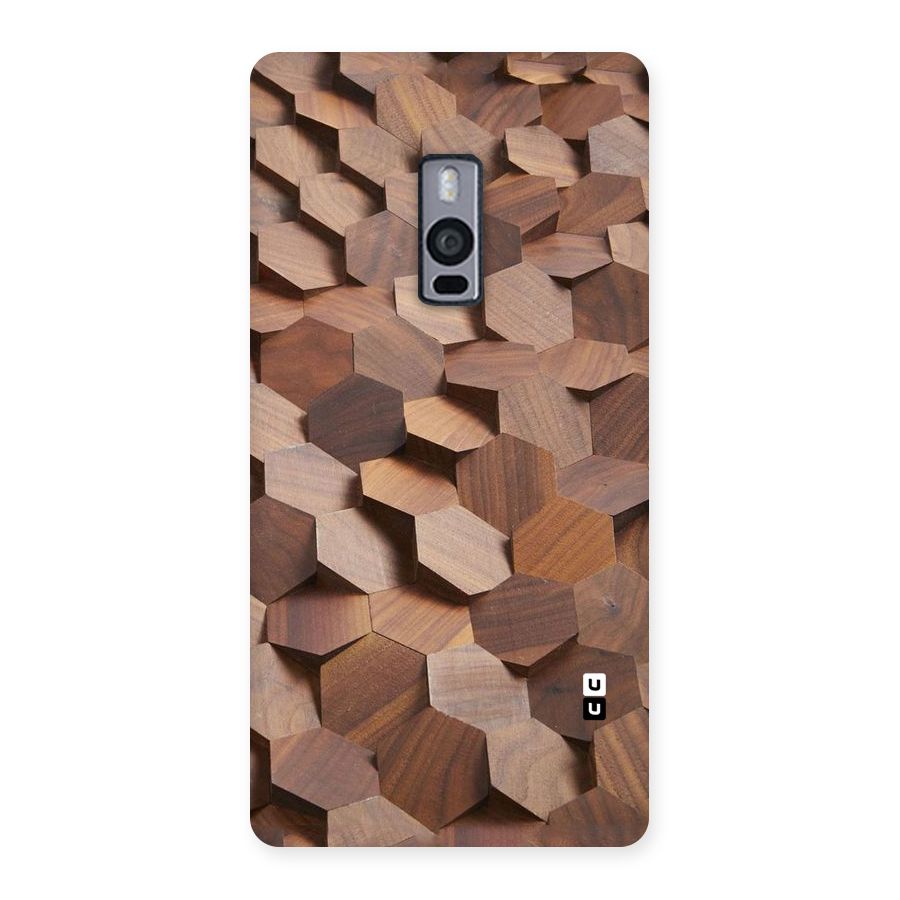 Uplifted Wood Hexagons Back Case for OnePlus Two