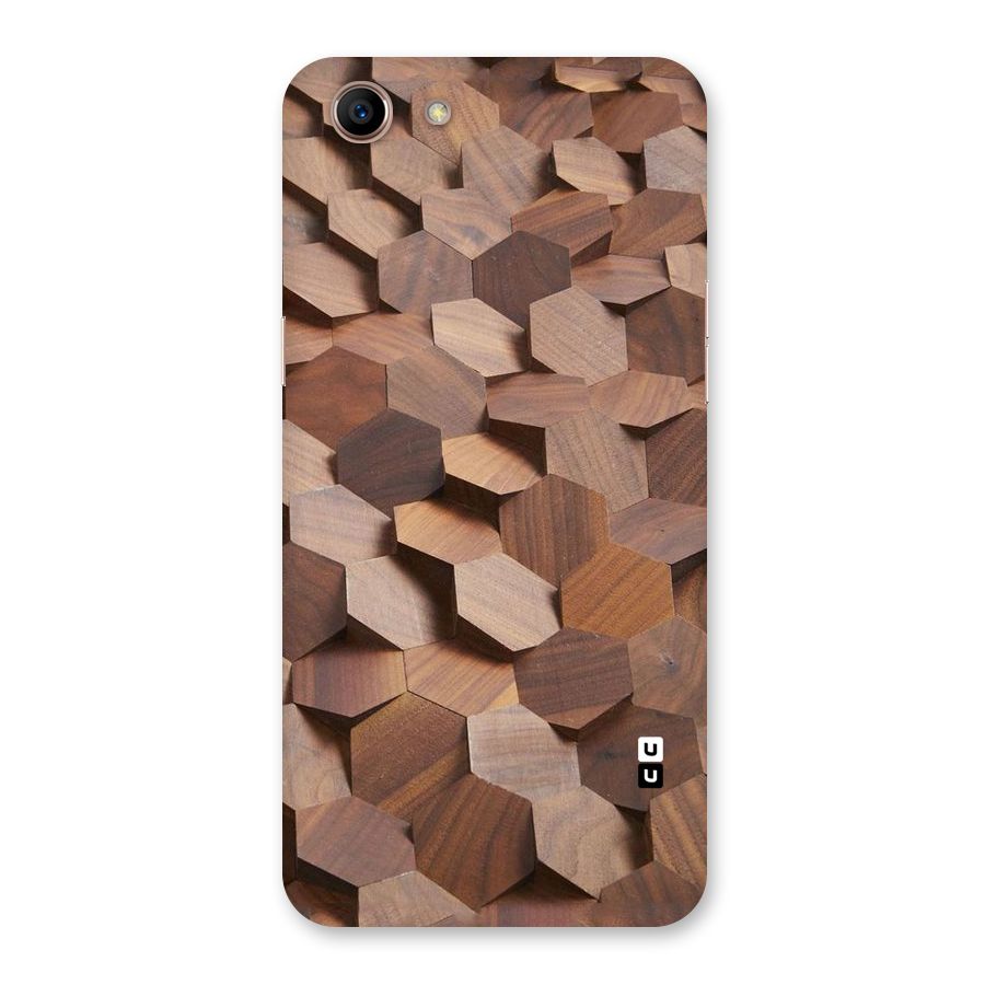 Uplifted Wood Hexagons Back Case for Oppo A83 (2018)