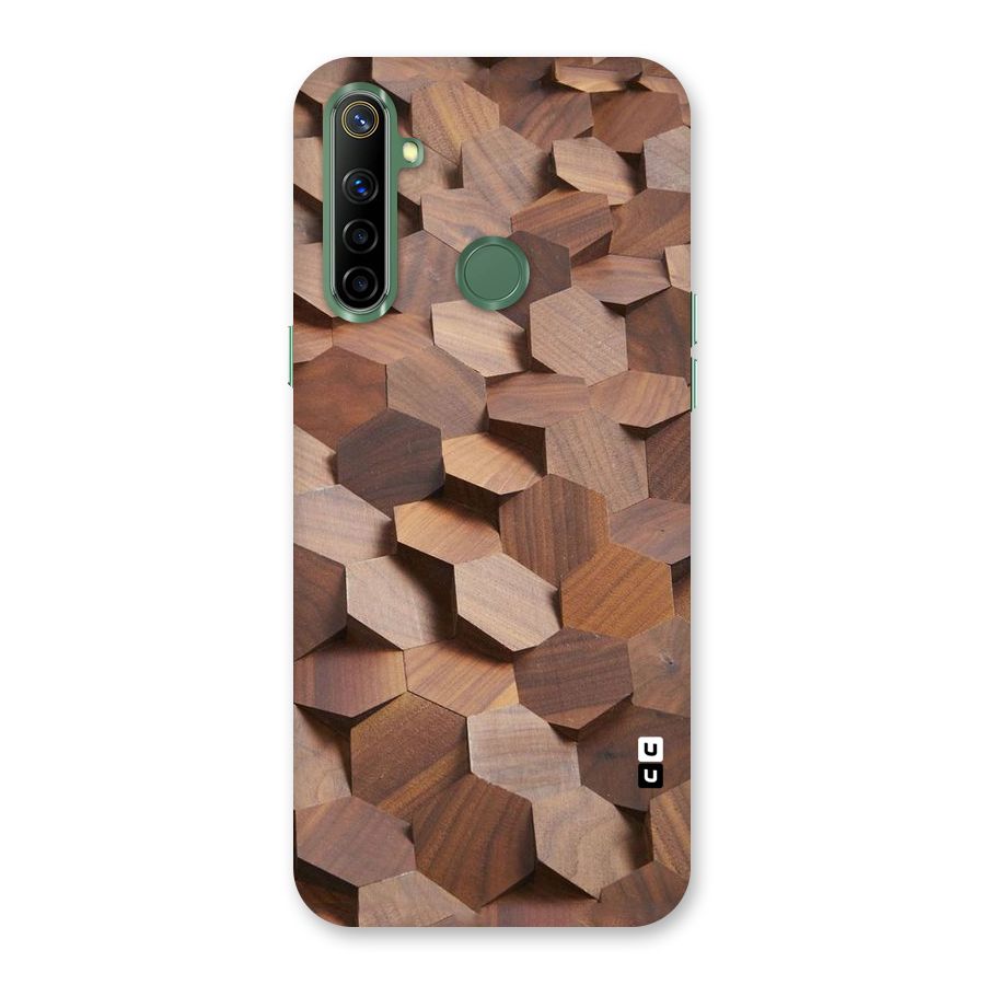 Uplifted Wood Hexagons Back Case for Realme Narzo 10
