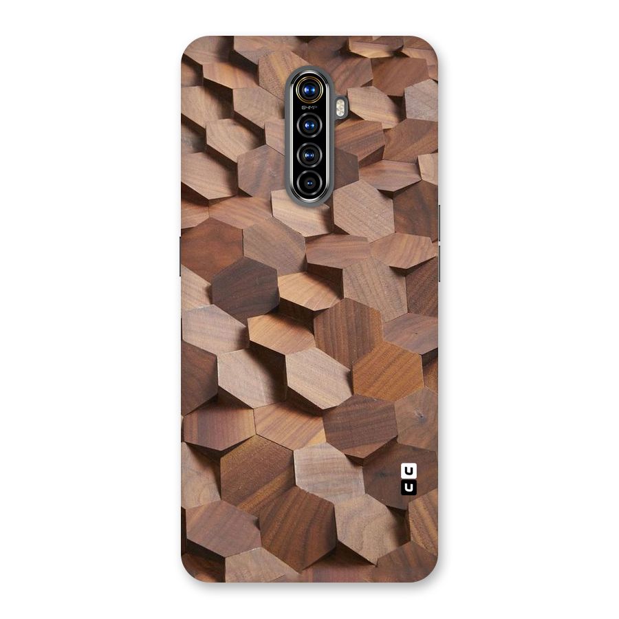 Uplifted Wood Hexagons Back Case for Realme X2 Pro