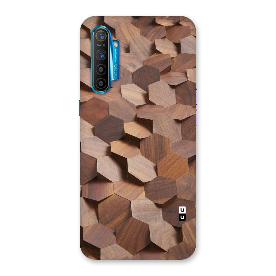 Uplifted Wood Hexagons Back Case for Realme XT