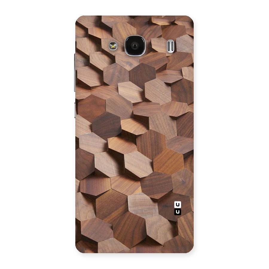 Uplifted Wood Hexagons Back Case for Redmi 2s