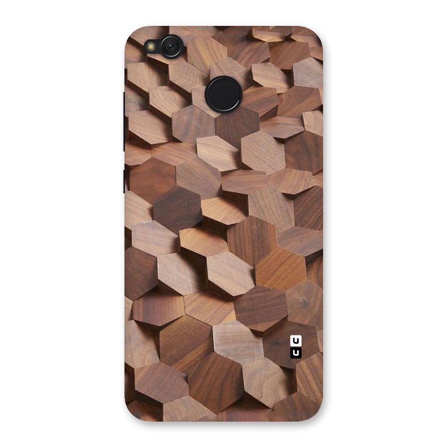 Uplifted Wood Hexagons Back Case for Redmi 4