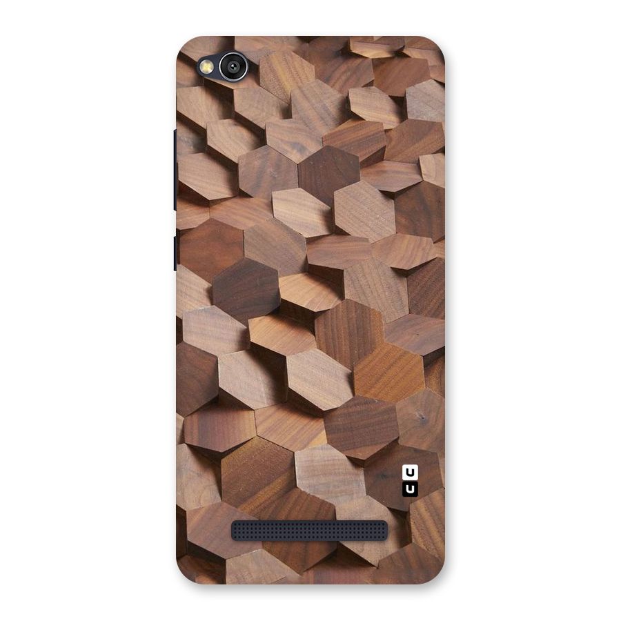 Uplifted Wood Hexagons Back Case for Redmi 4A