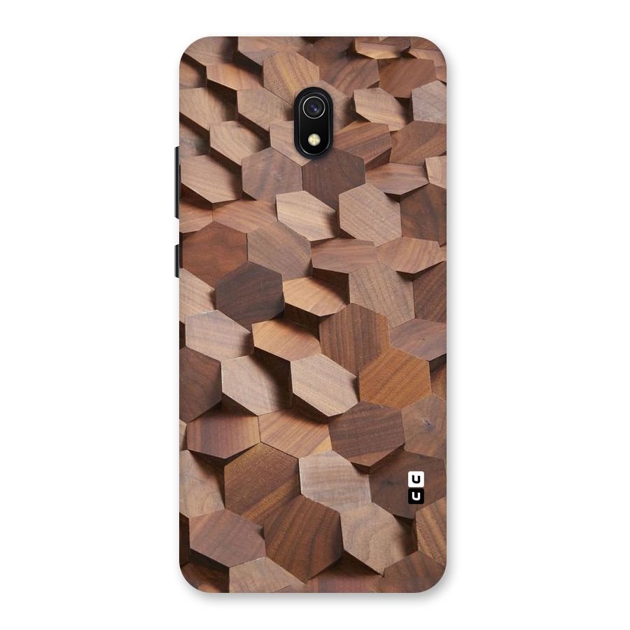 Uplifted Wood Hexagons Back Case for Redmi 8A