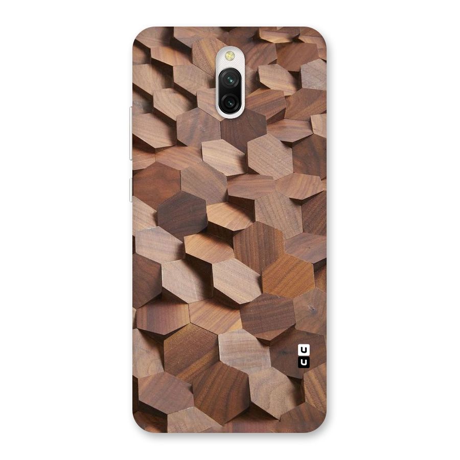 Uplifted Wood Hexagons Back Case for Redmi 8A Dual
