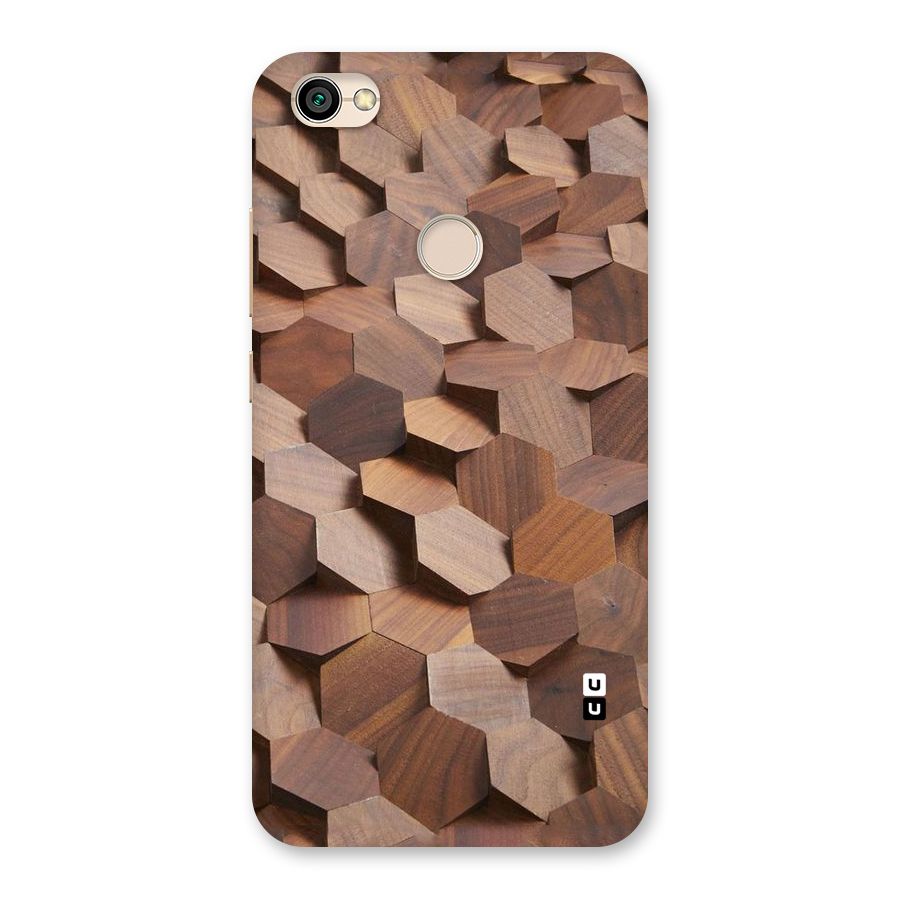 Uplifted Wood Hexagons Back Case for Redmi Y1 2017