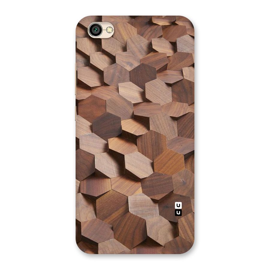 Uplifted Wood Hexagons Back Case for Redmi Y1 Lite