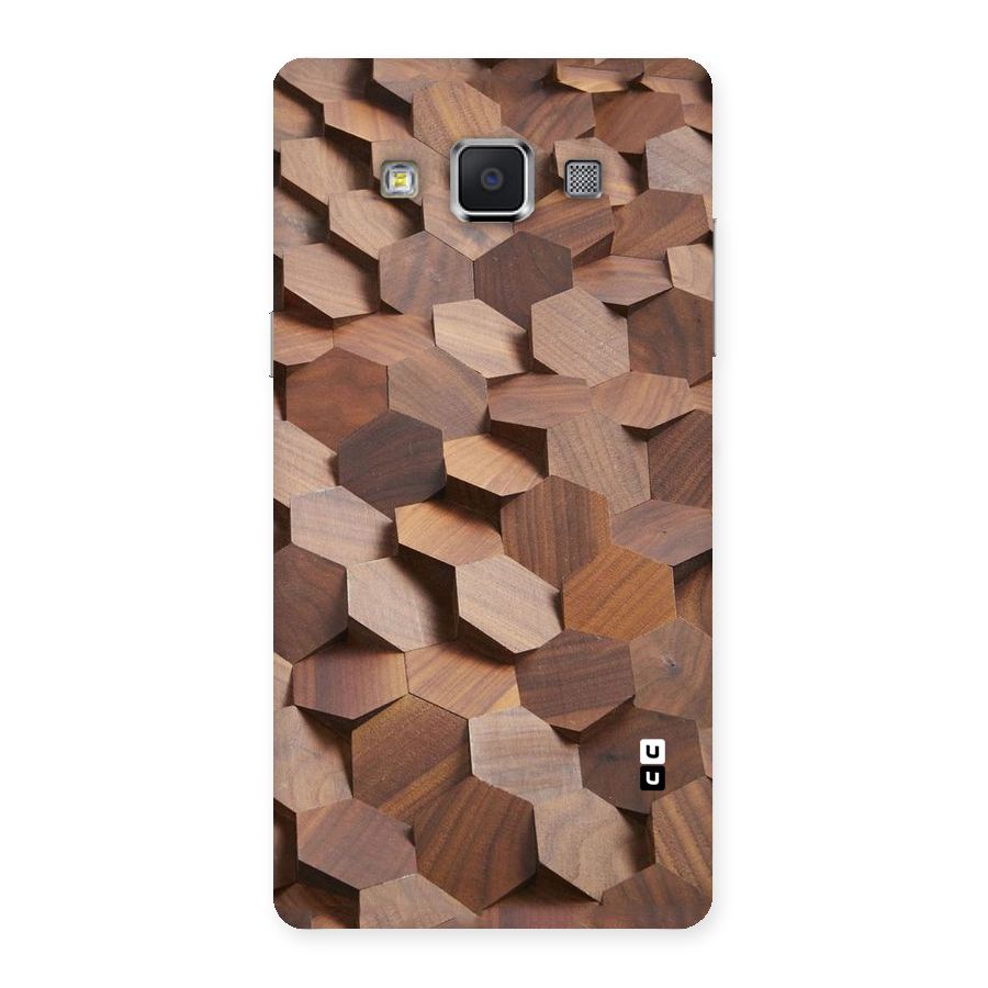Uplifted Wood Hexagons Back Case for Samsung Galaxy A5