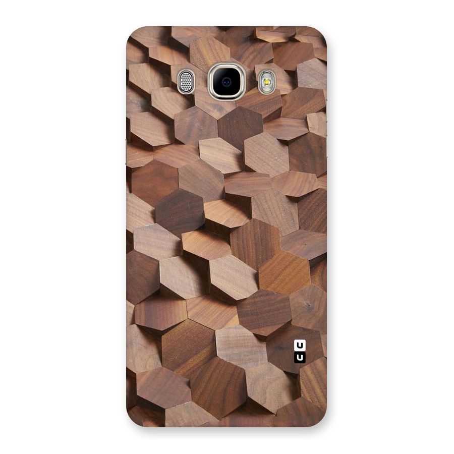 Uplifted Wood Hexagons Back Case for Samsung Galaxy J7 2016