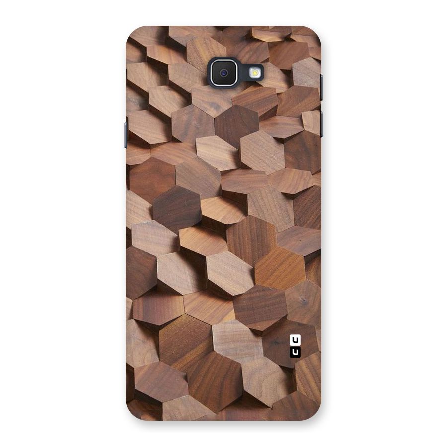 Uplifted Wood Hexagons Back Case for Samsung Galaxy J7 Prime