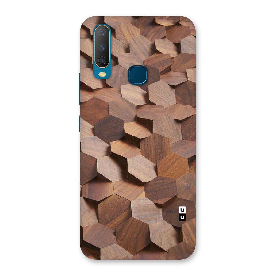 Uplifted Wood Hexagons Back Case for Vivo U10