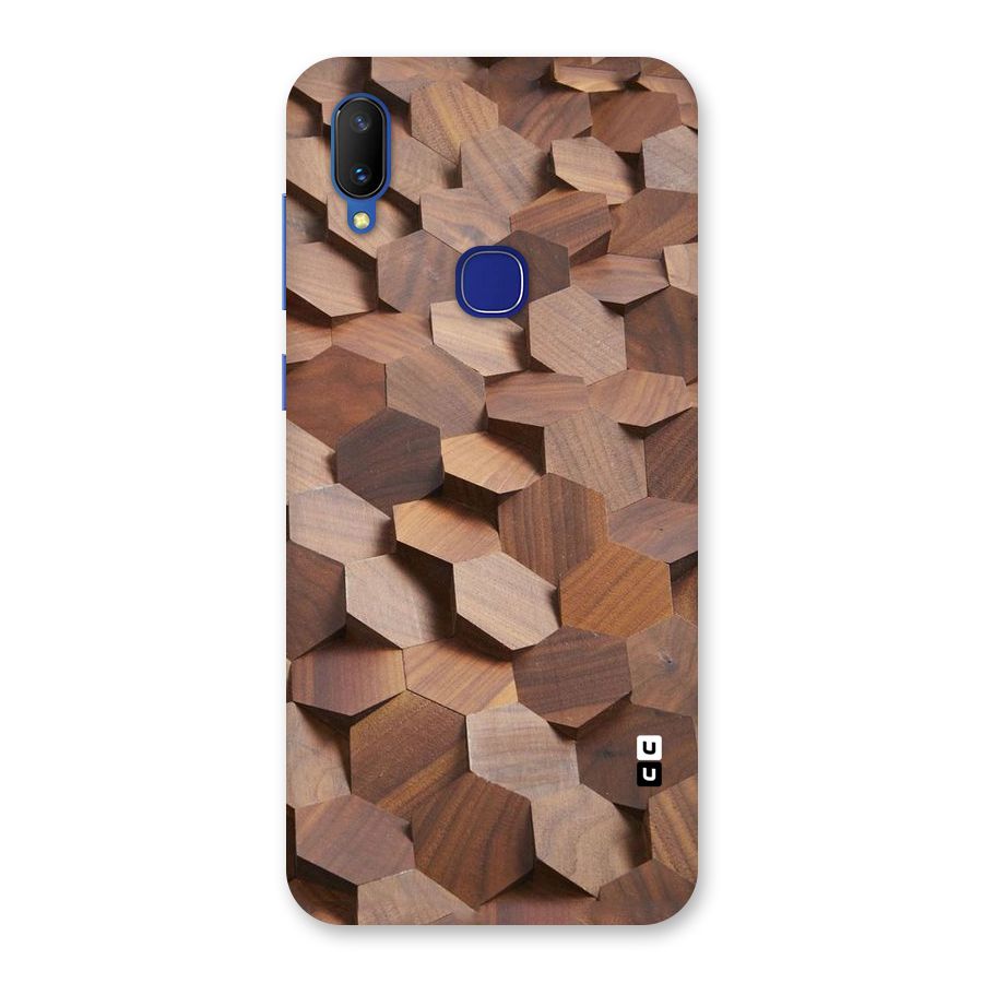 Uplifted Wood Hexagons Back Case for Vivo V11