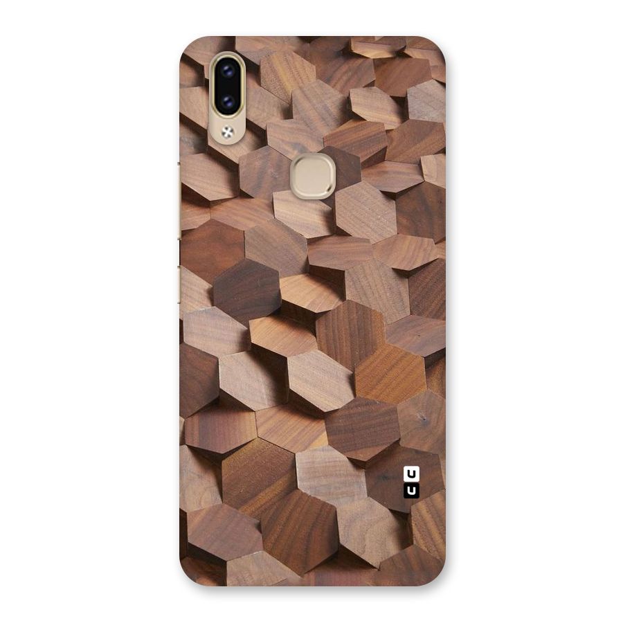 Uplifted Wood Hexagons Back Case for Vivo V9 Youth
