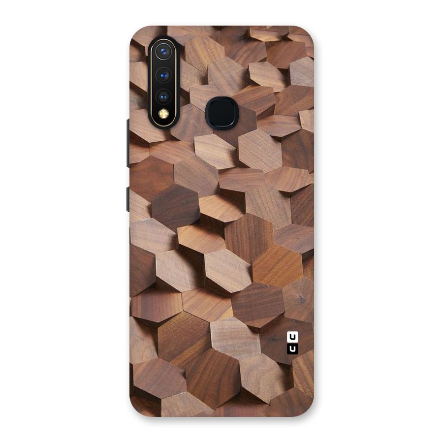 Uplifted Wood Hexagons Back Case for Vivo Y19