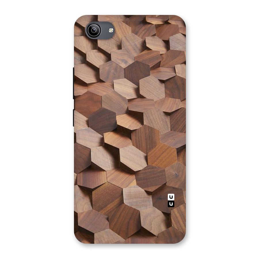 Uplifted Wood Hexagons Back Case for Vivo Y81i