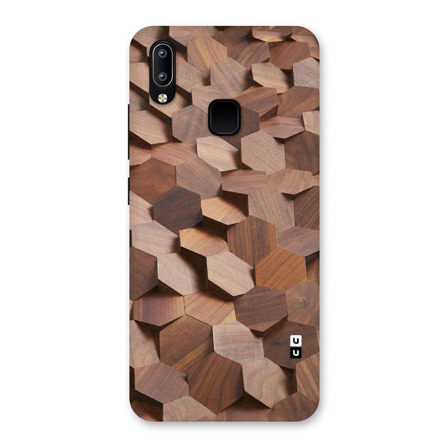 Uplifted Wood Hexagons Back Case for Vivo Y93