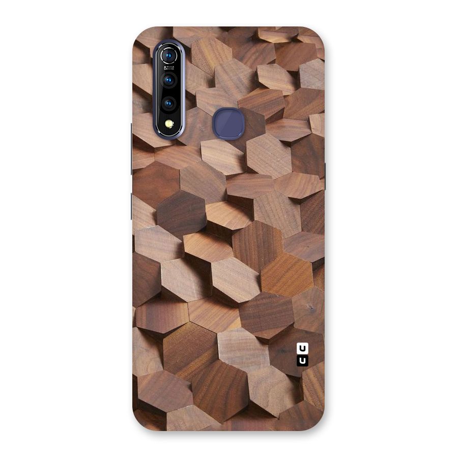 Uplifted Wood Hexagons Back Case for Vivo Z1 Pro