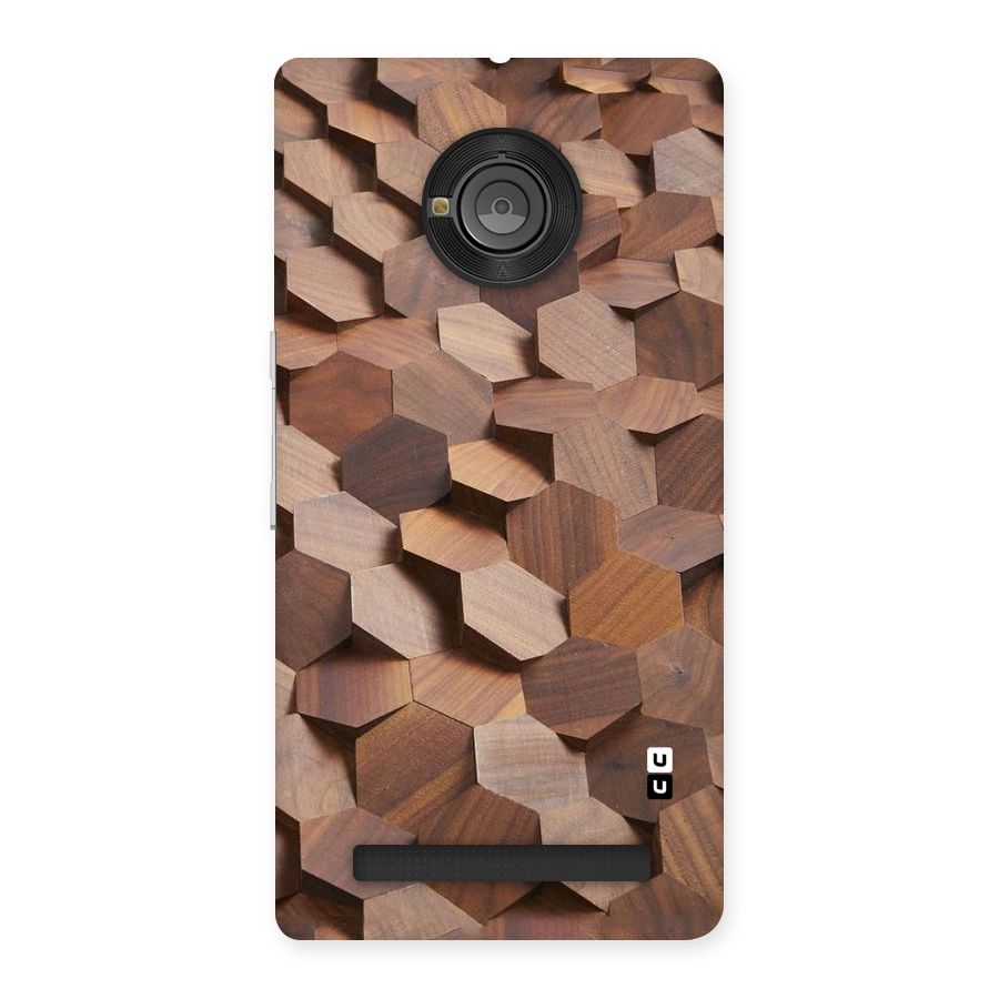 Uplifted Wood Hexagons Back Case for Yu Yuphoria