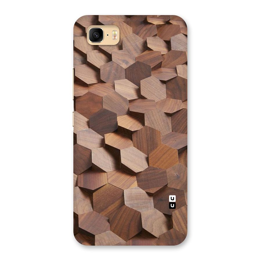 Uplifted Wood Hexagons Back Case for Zenfone 3s Max