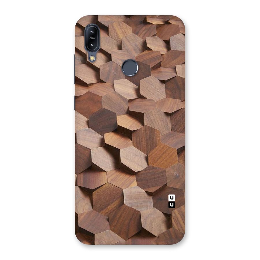 Uplifted Wood Hexagons Back Case for Zenfone Max M2