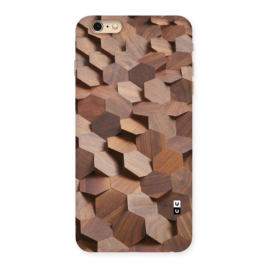 Uplifted Wood Hexagons Back Case for iPhone 6 Plus 6S Plus